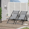 outsunny-2pcs-texteline-chaise-lounge-recliner-chair-adjust-lounger-patio-grey~5056602957